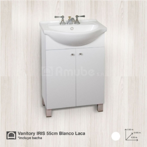 Vanitory Iris 0,55m Bacha De Loza