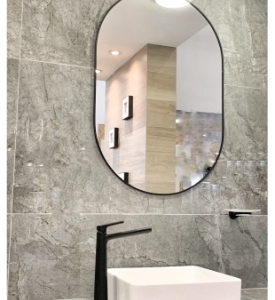 Espejo Tic Tac Black 60x90cm Diametro