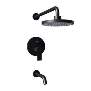 Zafiro Black Monocomando Ducha Externa 12/1062NG